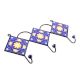 Navy Blue Yellow Sunflower Ceramic Tiles Hooks